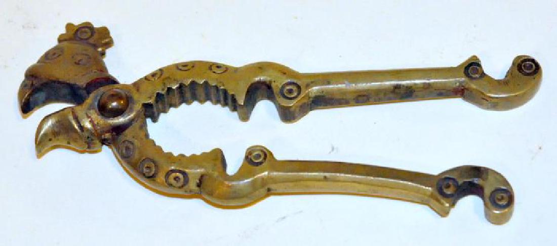 Nutcracker brass 19th c bird (1 of 3)