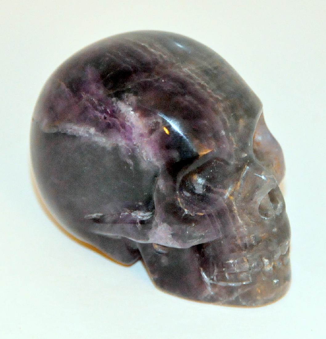 Skull carved fluorite specimen (1 of 7)