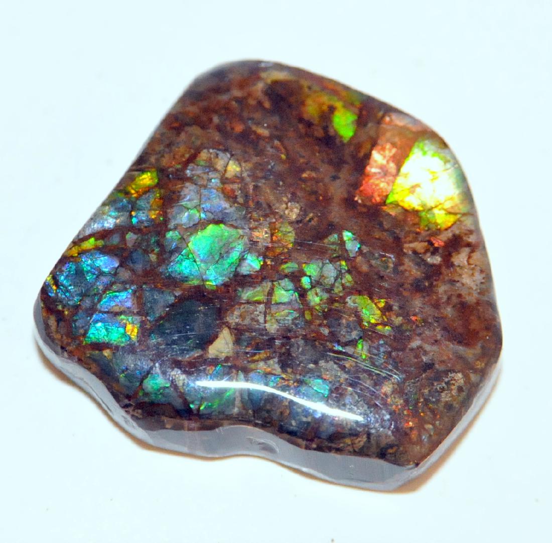 Fire agate polished specimen (1 of 3)