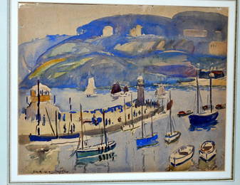 Hayley Lever watercolor Cornwall