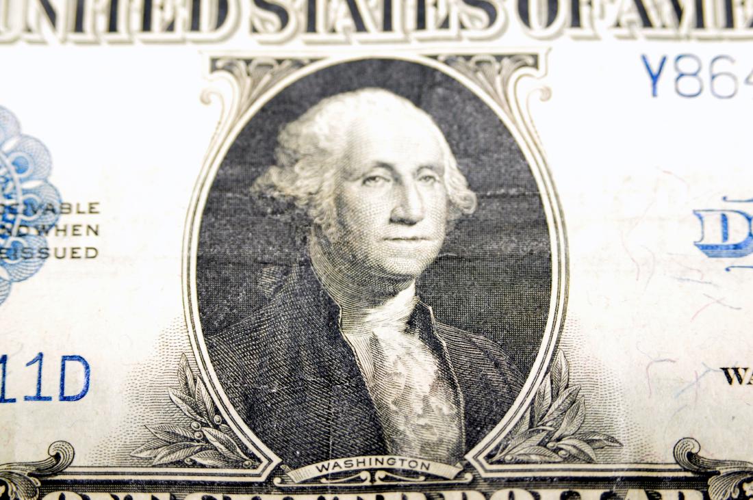 American US $1 silver certificate 1923: American US $1 silver certificate series 1923 - corners are nice and crisp - collector piece. - end of the serial number is 11 D