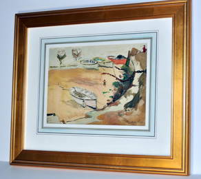 Hayley Lever watercolor signed