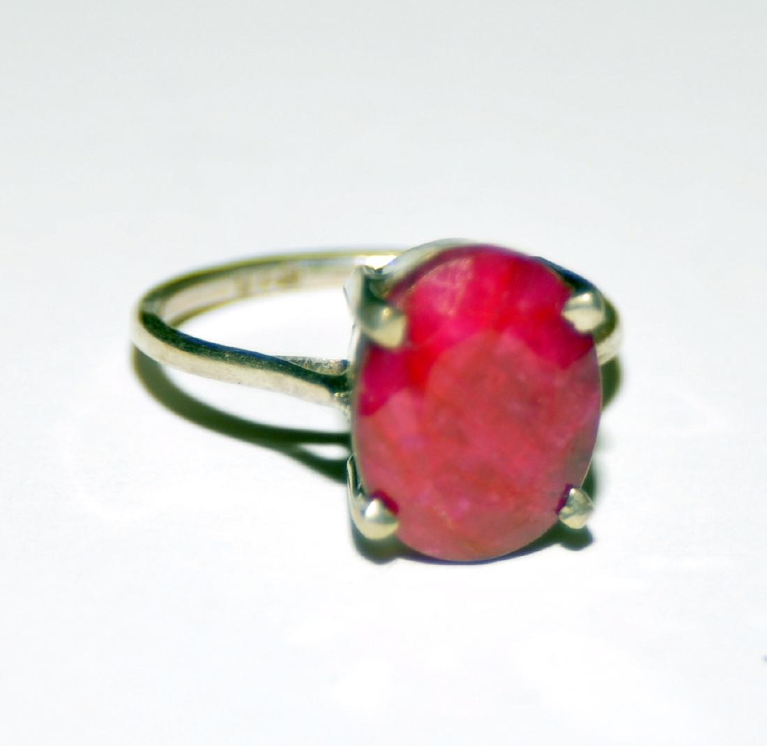 Sterling ruby ring custom (1 of 3)