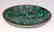 Malachite oval gold bowl