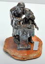 Sterling statue Judaica Signed Jeheskel