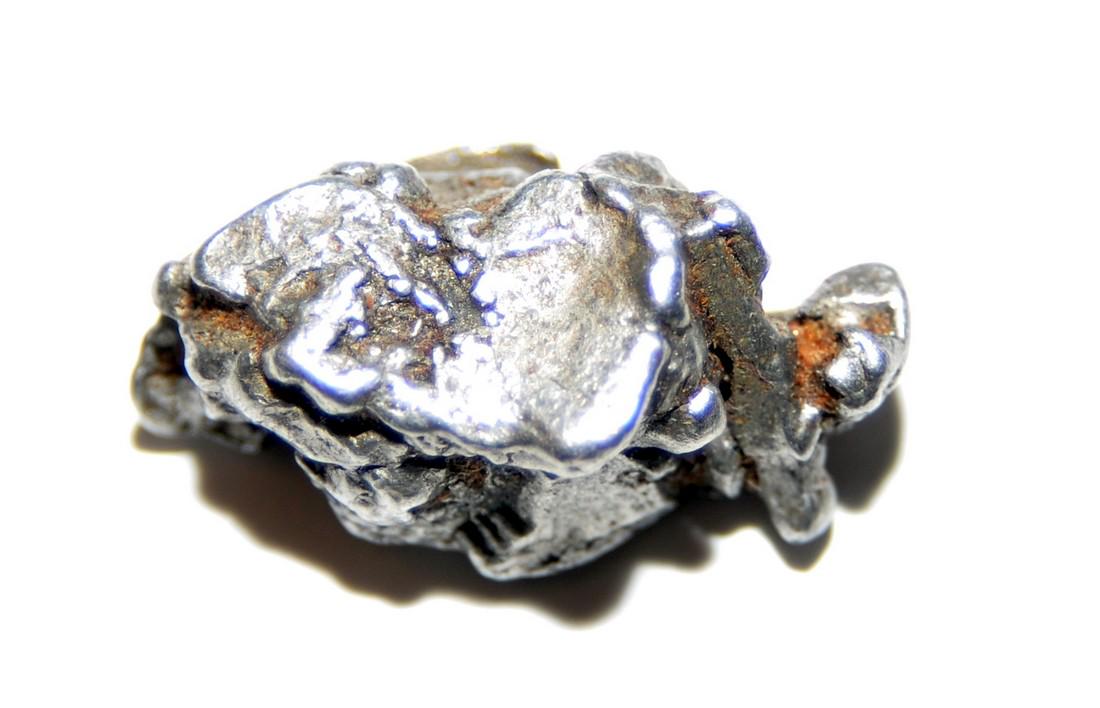 Meteorite Sikhot Alin specimen: Meteorite specimen Sikhot Alin - Siberian specimen -about 11.3 grams and about 1 1/4 inches long