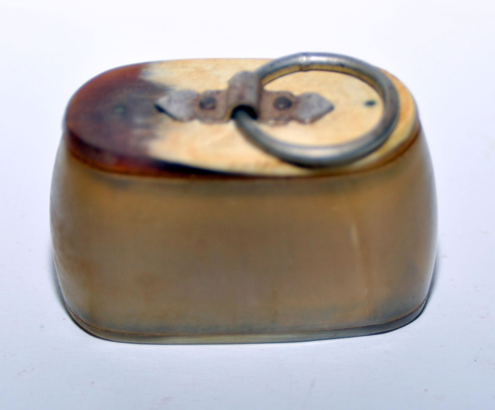 Snuff horn box 19th c Apr 28, 2020 Captain Ahab's Antiques in NY