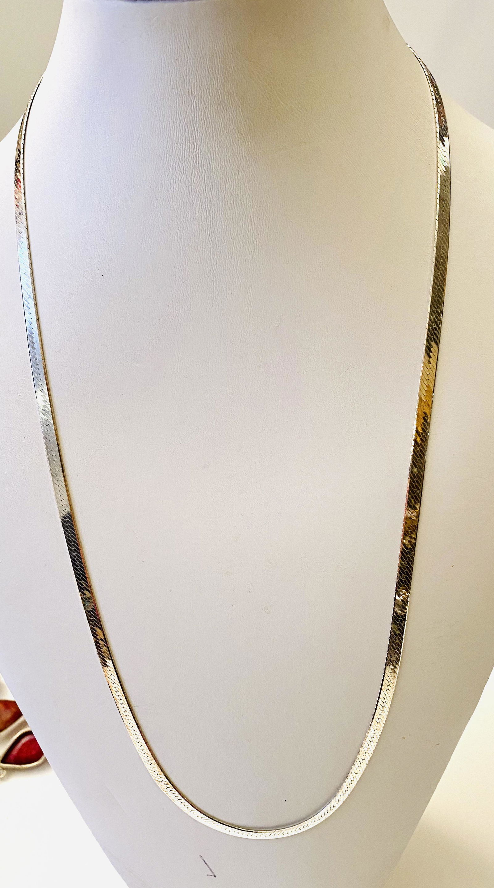 Sterling herringbone chain marked 925 (1 of 3)