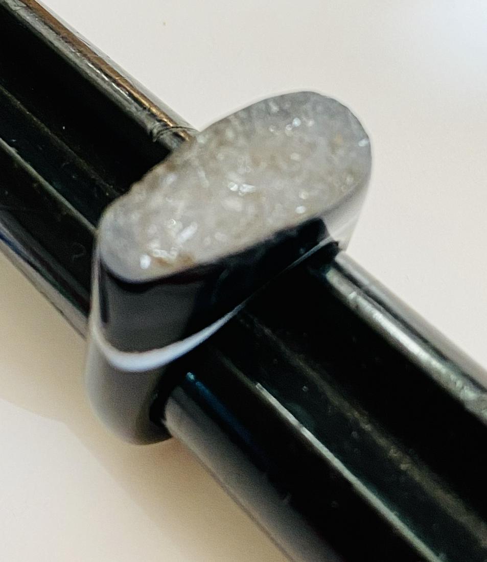 Agate druzy custom ring (1 of 4)