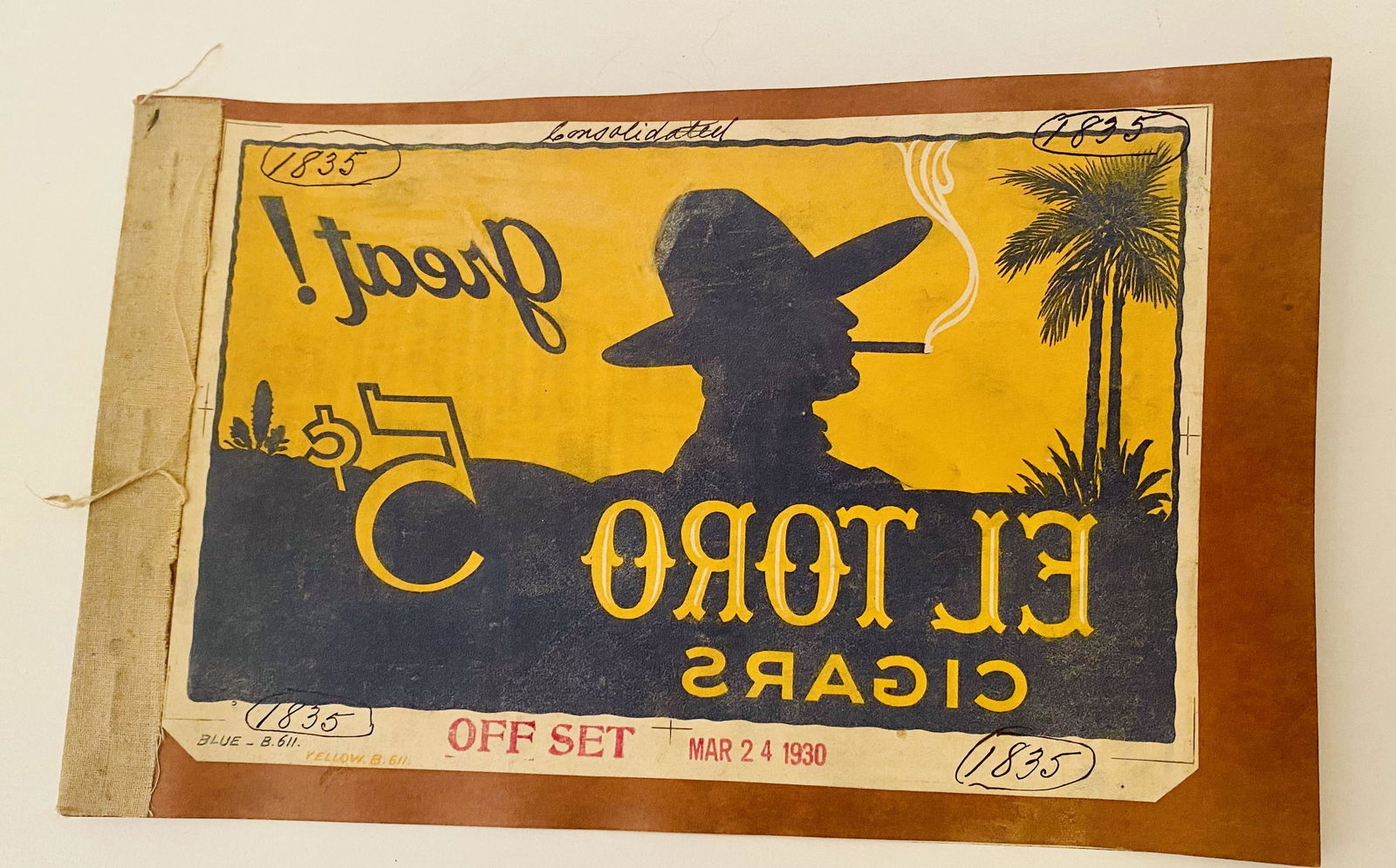 El Toro Cigars Offset book 1930 (1 of 4)