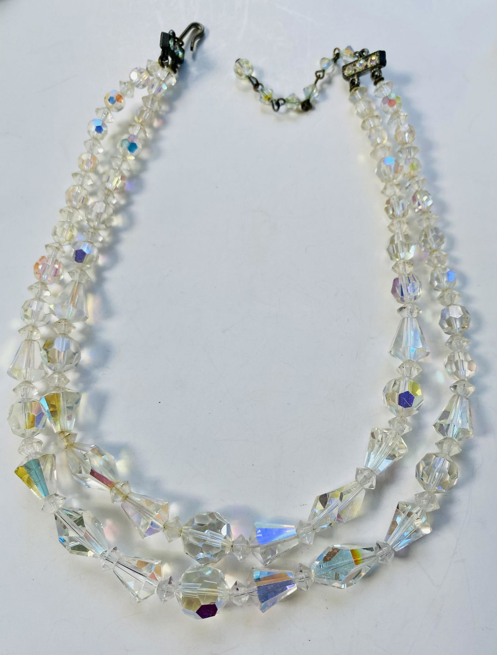Double crystal vintage necklace (1 of 4)