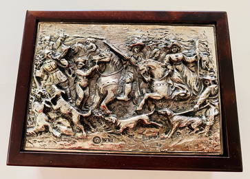 Winograd silver repousse box signed