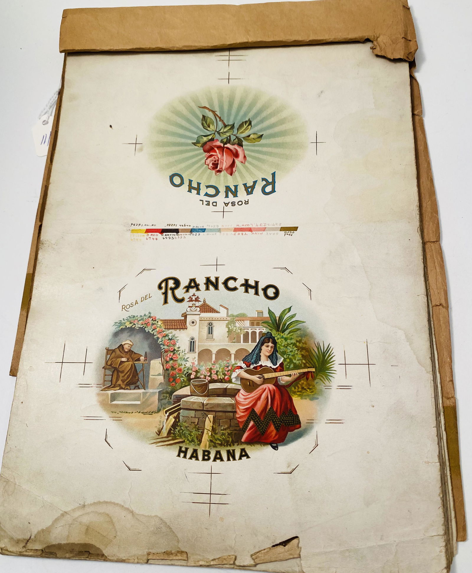 Cigar progressive proof book Rosa Del Rancho Habana