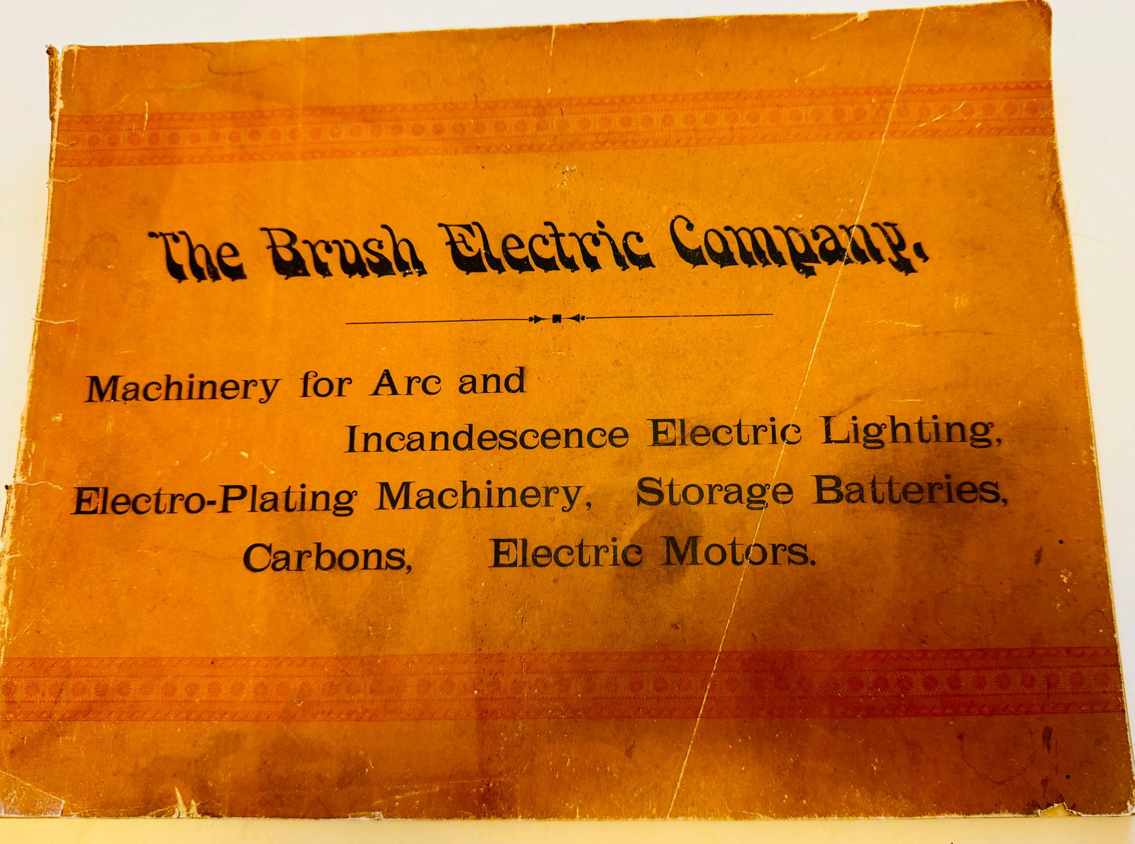 Brush Electric Company- Cleveland Ohio antique brochure (1 of 6)