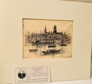 Hayley Lever etching Gloucester Ma.