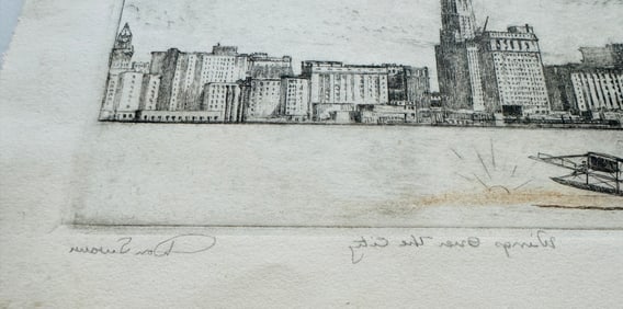 Signed Don Swann numbered titled etching