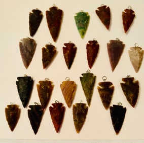 Collection of arrowhead pendants