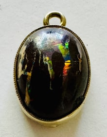 Opal pendant 14k setting