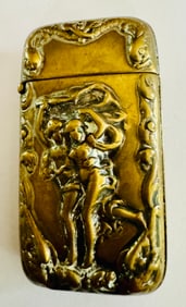 Antique matchsafe art nouveau
