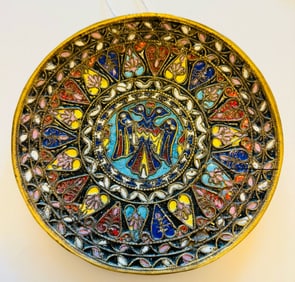 Metal Russian vintage plate/eagle