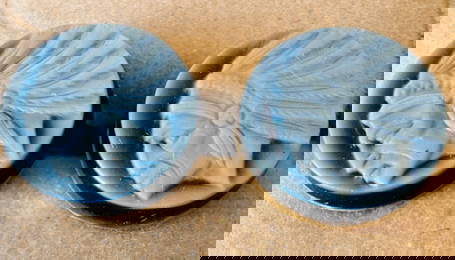 Indian head 14k earrings carved