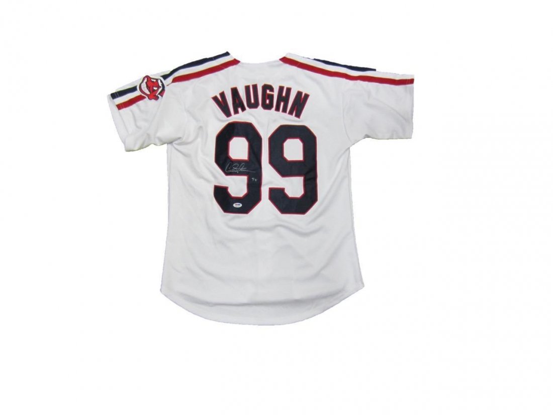 Charlie Sheen Signed Ricky Vaughn Jersey Major League (1 of 4)