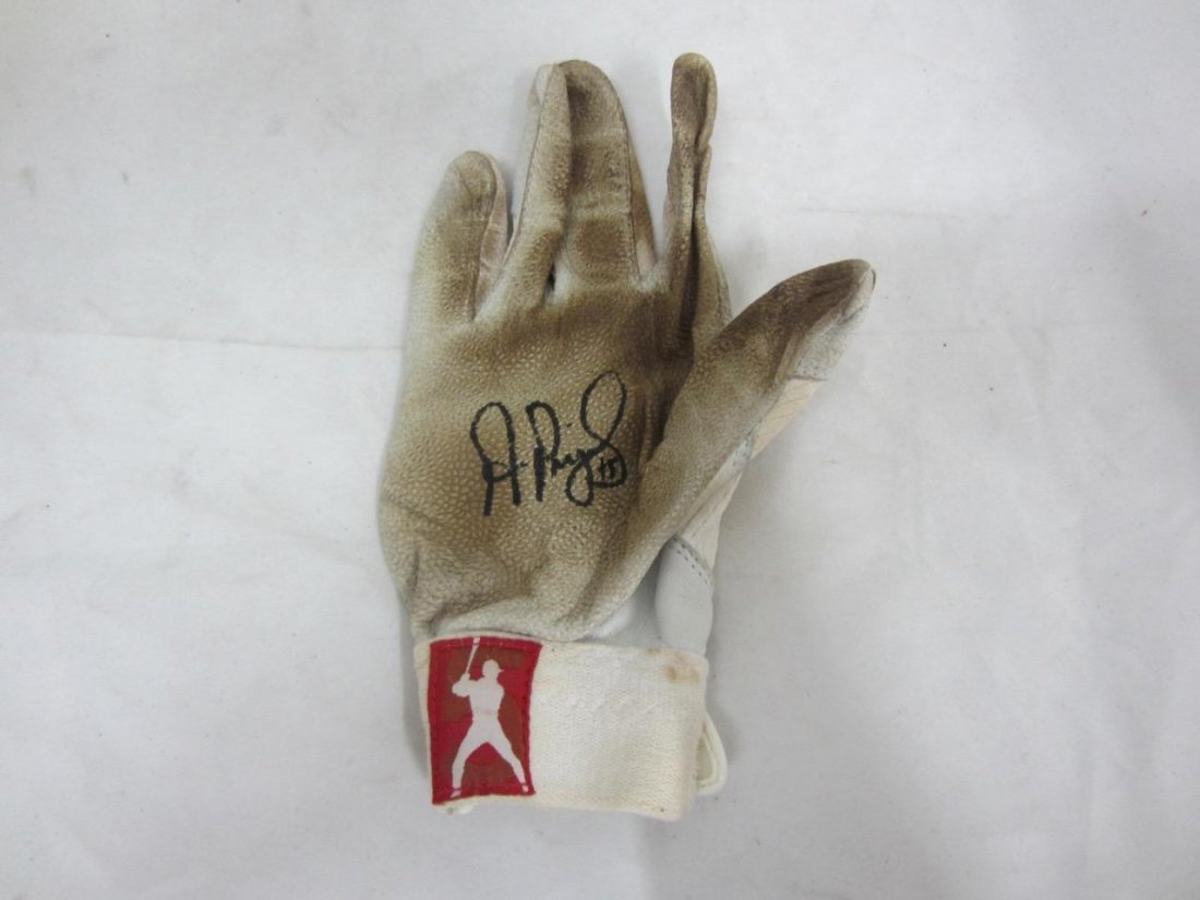 Albert Pujols Signed Game Used Nike Single Batting: Albert Pujols Signed Game Used Nike Single Batting Glove PSA/ DNA