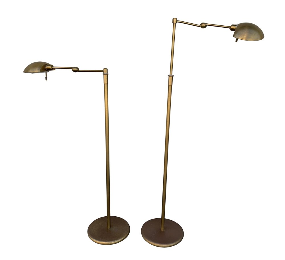 Swing-Arm Floor Lamps in Brass by Holtkotter Leuchten (1 of 20)