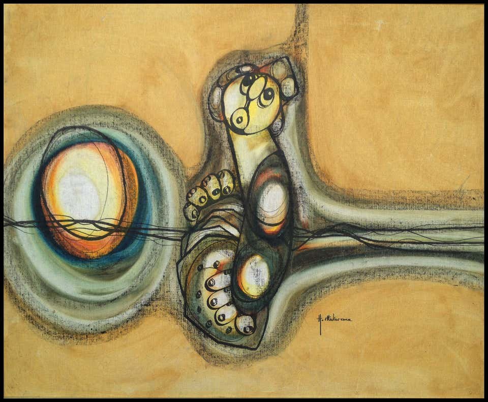 Large Painting By Hargreaves Ntukwana (sa, 1938 - 1999) (1 of 4)