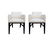 Set of 2 Arm Chairs in the style of Edward Wormley