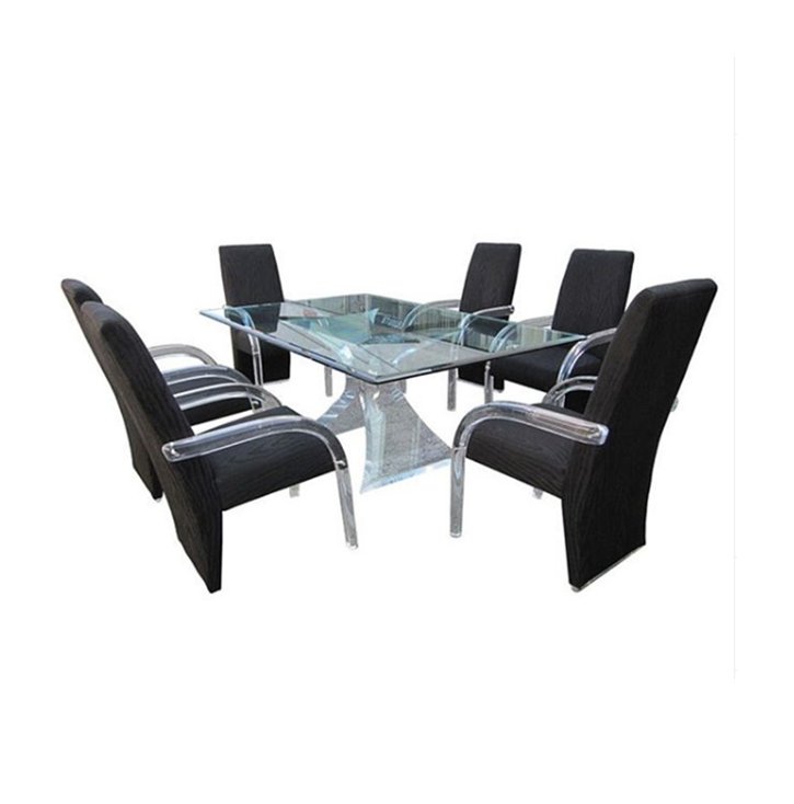 "Odyssey" Lucite Dining  Table base by Lion In Frost (1 of 10)