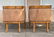 Pair of Barrel Back Chairs Upholstered in Brown Leather - 5