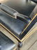 Pair of black leather armchairs and ottomans, ca 1960 - 14