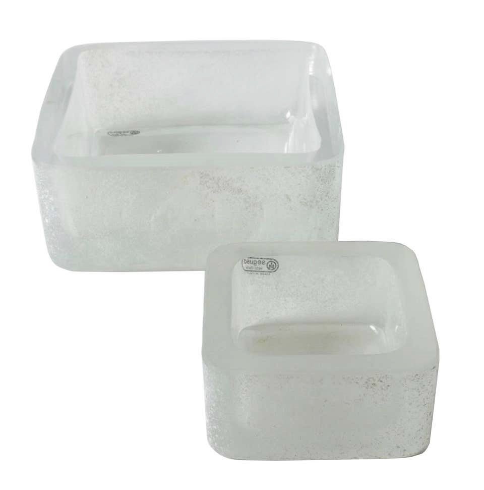 Pair of Karl Springer Murano Glass Vessels for Seguso (1 of 6)