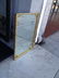 Regency style, Brass Faux Bamboo Wall Mirror - 4