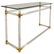 Lucite & Brass Console by Charles Hollis Jones. SIGNED
