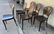 Set of Six Dining Chairs Made in Italy By Potocco Italy - 5
