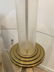Pair of Lucite and Brass Table Lamps W/ Graduated Base - 7