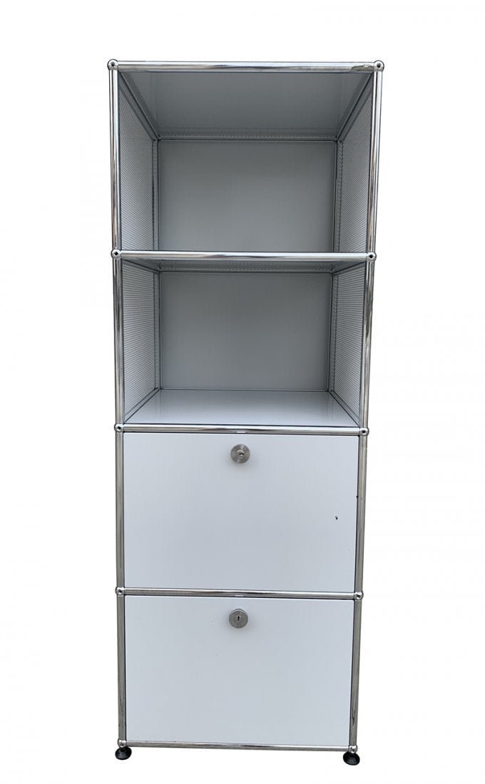 White Metal File Cabinet by USM Haller (1 of 17)