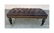 English Style Deep Tufted Bench Upholstered in Leather - 3