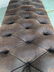 English Style Deep Tufted Bench Upholstered in Leather - 9