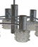 Italian Glass and Chrome Chandeliers - 3