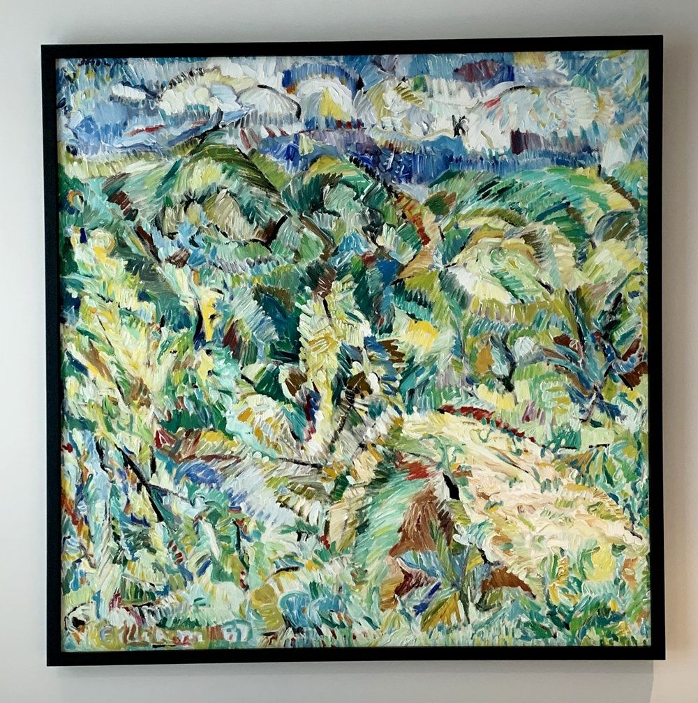 Extra Large Painting signed S. Gilliam Dated 87 (1 of 7)