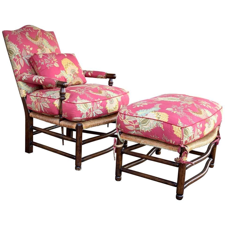 Vintage Armchair and Ottoman Set (1 of 10)