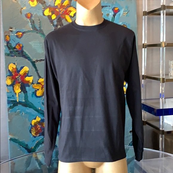 Men’s Long Sleeve T shirt by Hanes sz Large: Long sleeve T shirt by Hanes, size large new without tags. 21” shoulder to shoulder x 21” across the chest x 29” length x 25.5” sleeve length. All items are sold as is. The auction house does 
