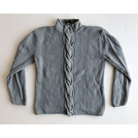 Mani Men's Wool Sweater size Large: The sweater is in very good condition, little wear and very comfortable, size Large, 100% wool. Measurements: 25.5" long x 20" shoulder to shoulder x 20" armpit to armpit x 20" wide at bottom x 23" sl