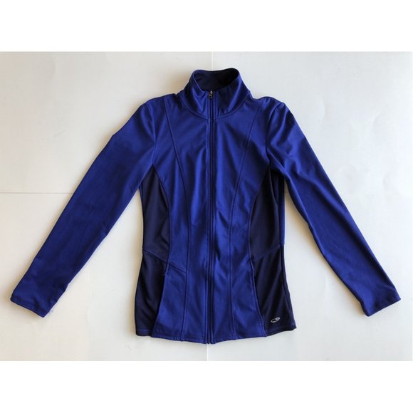 Long Sleeve Athletic Jacket by Champion Duo-Dry XS: Beautiful and very comfortable athletic long sleeve jacket by Champion in size XS, the jacket is in like new condition with no signs of wear. All items are sold as is. The auction house does not warra