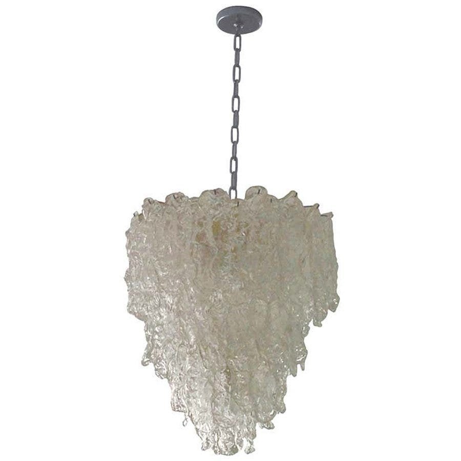 Murano Glass Chandelier by Carlo Nason for Mazzega (1 of 11)