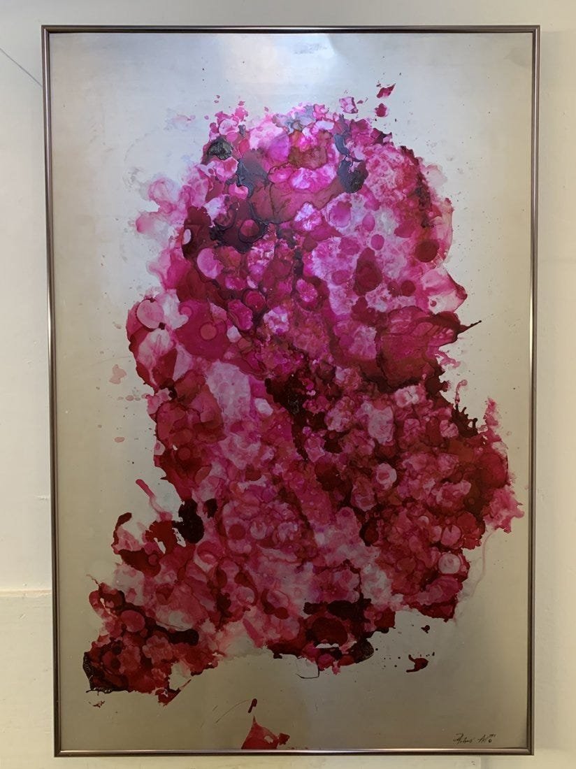 Abstract Art Piece signed Franklin Folger 1997 (1 of 10)