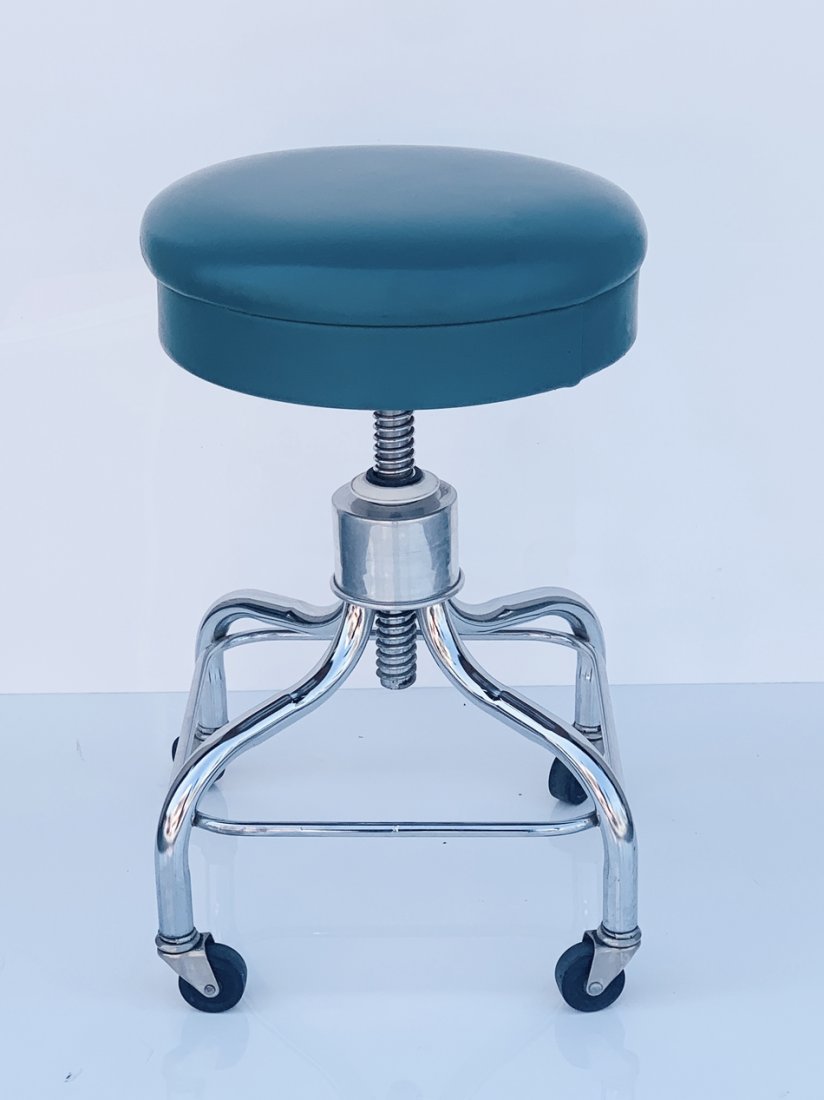 Swivel & Height Adjustable Stool w/ Casters (1 of 12)